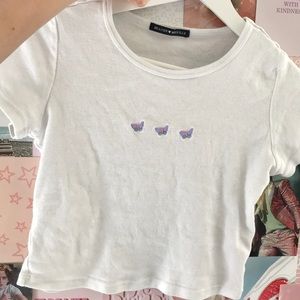 Brandy Melville Ashlyn Butterfly Top